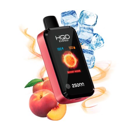 HQD EVEREST 25000 - Peach Ice 5%